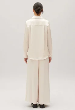 Claudie Pierlot Satin-Effect Floaty Blouse*Women Tops And Shirts