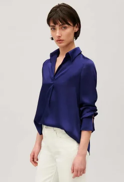 Claudie Pierlot Satin-Effect Floaty Blouse*Women Tops And Shirts