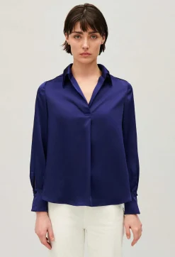 Claudie Pierlot Satin-Effect Floaty Blouse*Women Tops And Shirts