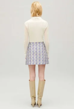 Claudie Pierlot Short A-Line Skirt With Monogram*Women Skirts And Shorts