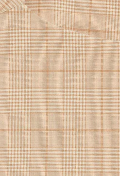 Claudie Pierlot Short Beige Checked Dress*Women Dresses