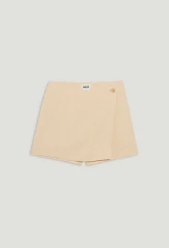 Claudie Pierlot Short Beige Wrap Skirt*Women Skirts And Shorts