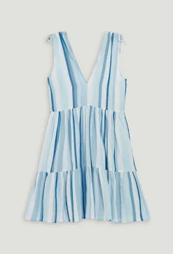 Claudie Pierlot Short Blue Striped Dress*Women Dresses