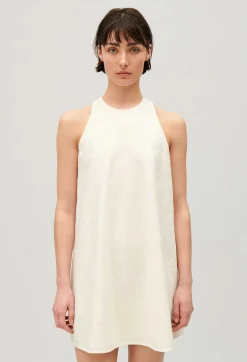 Claudie Pierlot Short Ecru Sequinned Dress*Women Dresses
