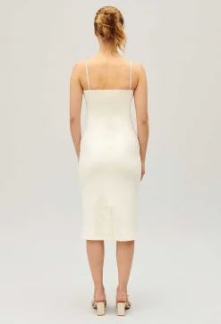Claudie Pierlot Short Ecru Tube Dress*Women Dresses