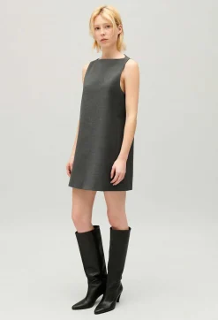Claudie Pierlot Short Flecked Grey Dress*Women Dresses
