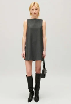 Claudie Pierlot Short Flecked Grey Dress*Women Dresses