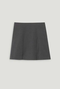 Claudie Pierlot Short Flecked Grey Skirt*Women Skirts And Shorts