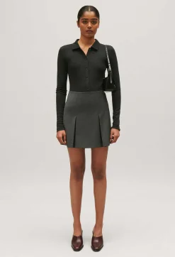 Claudie Pierlot Short Flecked Grey Skirt*Women Skirts And Shorts
