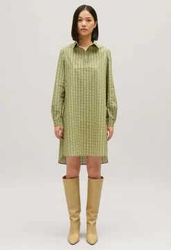 Claudie Pierlot Short Green Monogram Dress*Women Dresses