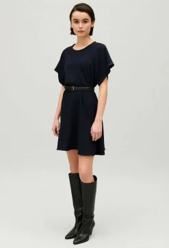 Claudie Pierlot Short Navy Babydoll Dress*Women Dresses