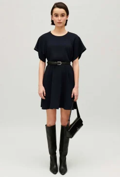 Claudie Pierlot Short Navy Babydoll Dress*Women Dresses