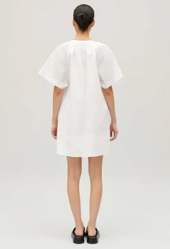 Claudie Pierlot Short White Lace-Up Dress*Women Dresses
