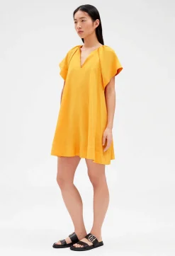 Claudie Pierlot Short Yellow Dress*Women Dresses