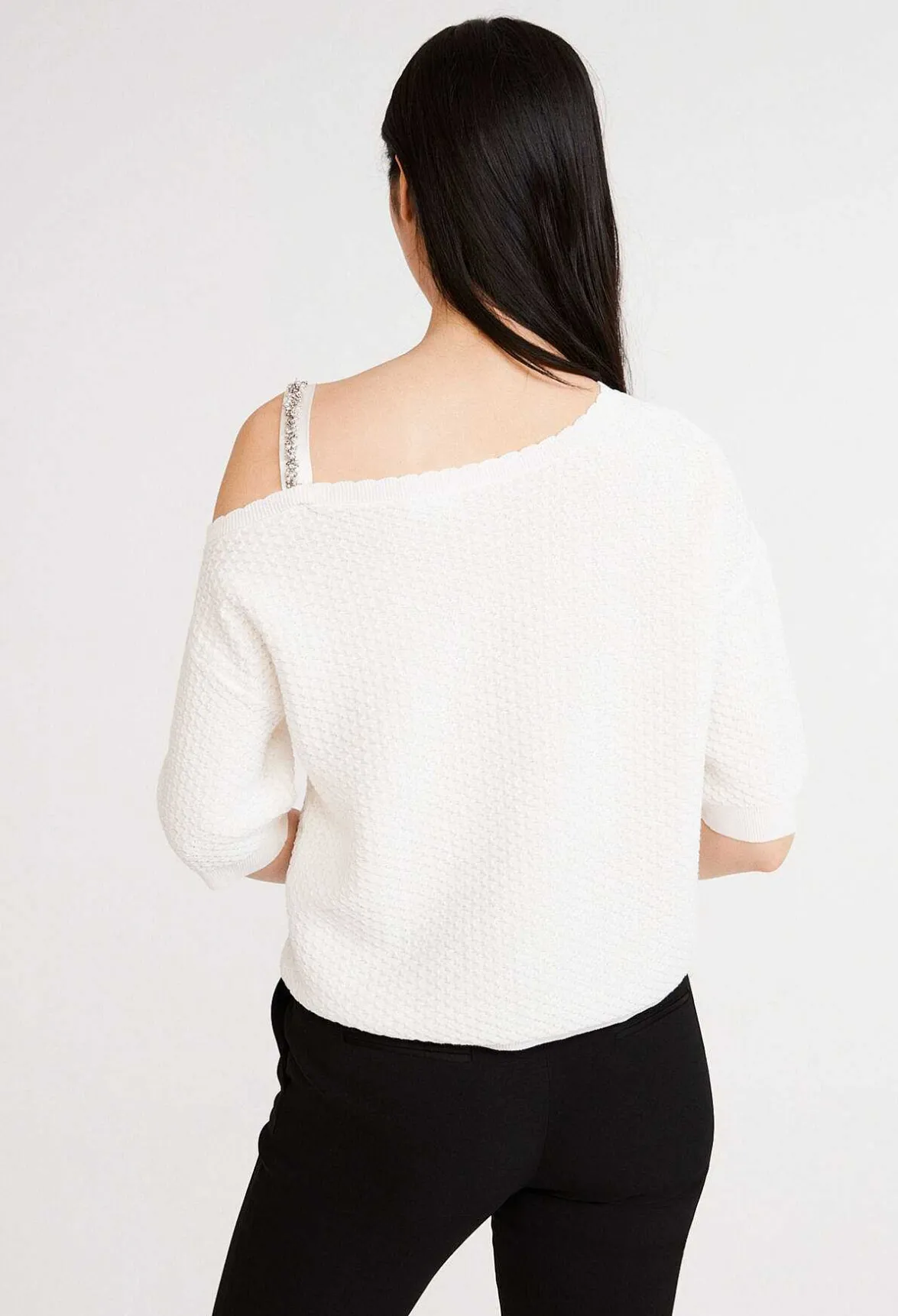 Claudie Pierlot Short-Sleeved Ruffled Jumper*Women Sweaters And Cardigans