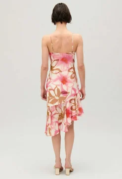 Claudie Pierlot Silk Printed Midi Dress*Women Dresses