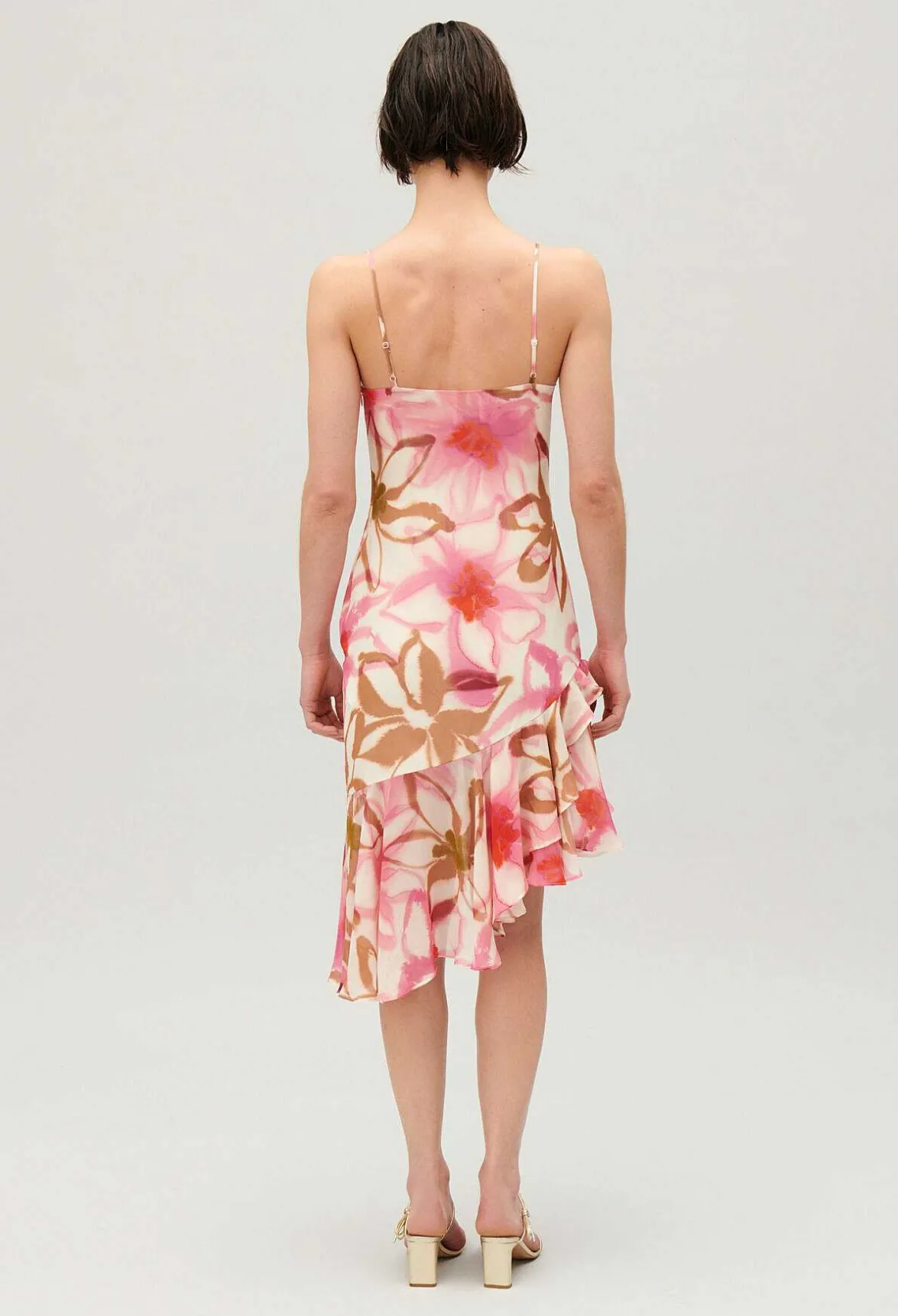 Claudie Pierlot Silk Printed Midi Dress*Women Dresses