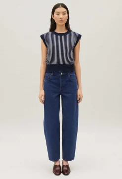Claudie Pierlot Sleeveless Stripy Knit Jumper*Women Sweaters And Cardigans