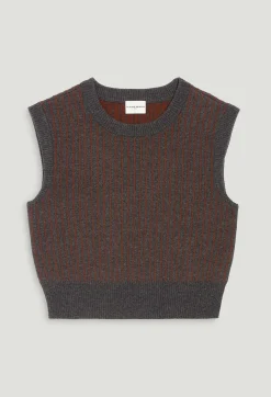 Claudie Pierlot Sleeveless Stripy Knit Jumper*Women Sweaters And Cardigans