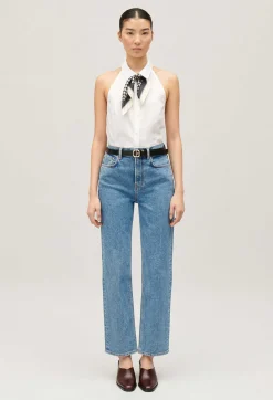 Claudie Pierlot Sleeveless White Shirt*Women Tops And Shirts