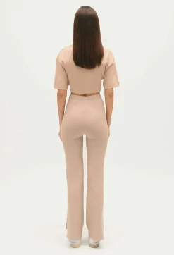 Claudie Pierlot Straight Cut Trousers Slits*Women Jeans And Trousers