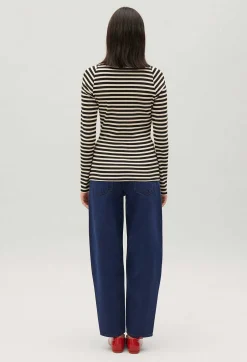Claudie Pierlot Striped T-Shirt*Women T-Shirts