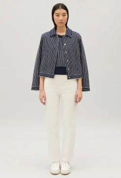Claudie Pierlot Stripy Knit Cardigan*Women Sweaters And Cardigans