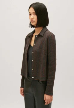 Claudie Pierlot Stripy Knit Cardigan*Women Sweaters And Cardigans