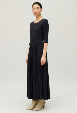Claudie Pierlot Twist Pleated Maxi Dress*Women Dresses