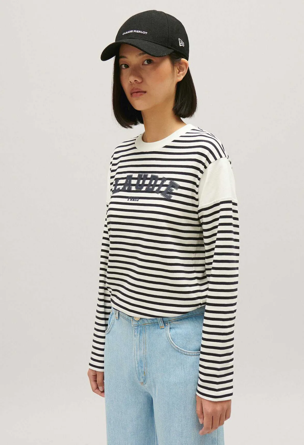 Claudie Pierlot Two-Tone Claudie T-Shirt*Women Sweaters And Cardigans