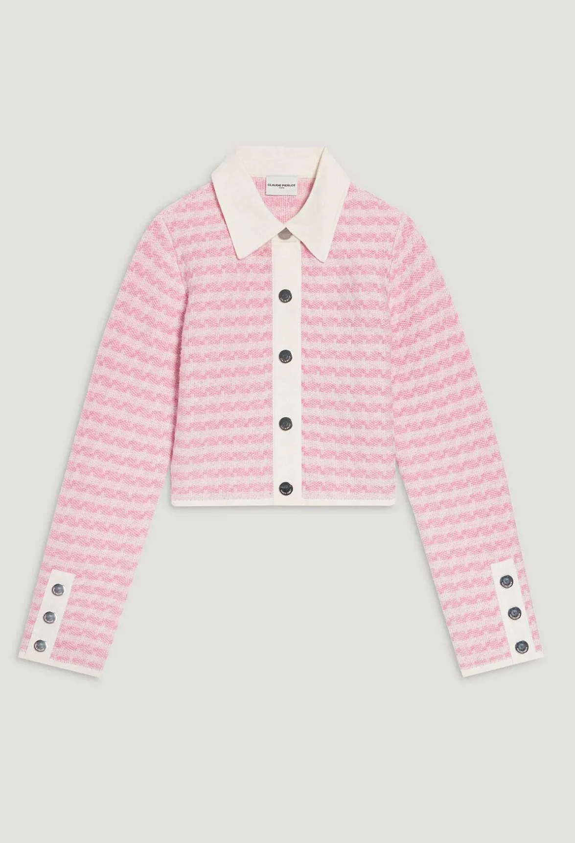 Claudie Pierlot Two-Tone Knit Cardigan*Women Sweaters And Cardigans