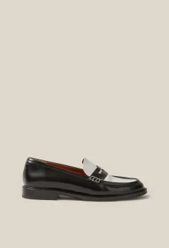 Claudie Pierlot Two-Tone Leather Loafers*Women Loafers