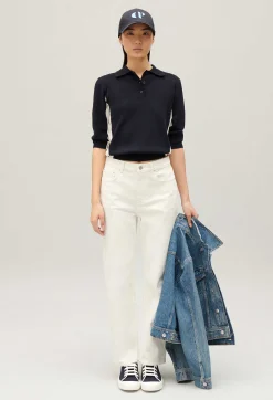 Claudie Pierlot Two-Tone Polo Jumper*Women Sweaters And Cardigans