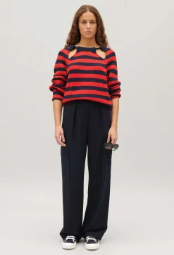 Claudie Pierlot Two-Tone Striped Jumper*Women Sweaters And Cardigans