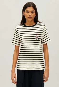 Claudie Pierlot Two-Tone Stripy Breton T-Shirt*Women T-Shirts
