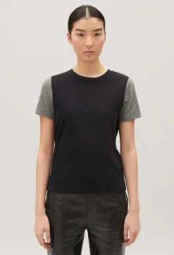 Claudie Pierlot Two-Tone T-Shirt*Women T-Shirts