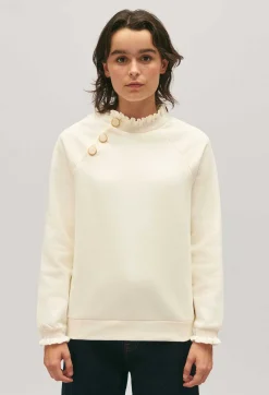 Claudie Pierlot White Jumper*Women Sweaters And Cardigans