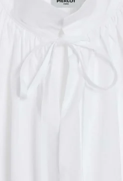 Claudie Pierlot White Poplin Shirt*Women Tops And Shirts