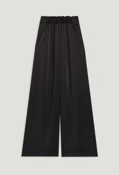 Claudie Pierlot Wide-Leg Trousers With Smocked Waistband*Women Jeans And Trousers